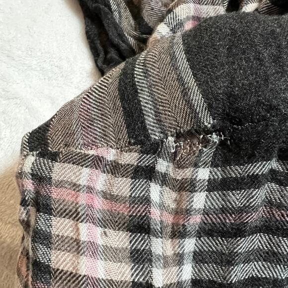 Lane Bryant Plaid Button Down Shirt Size 18/20 Roll Tab Sleeve Preppy Hipster - Picture 10 of 10